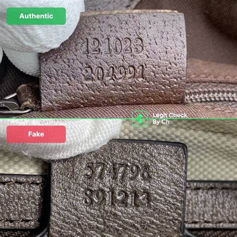 real gucci vs fake serial number|gucci legit check.